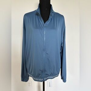Under Armour Women’s Heat Gear Blue Full Zip Jacket - Size XL